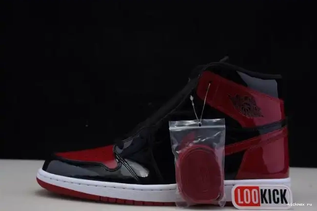 Rep MAX High 1 Air Jordan Patent OG 555088-063 Bred 0531